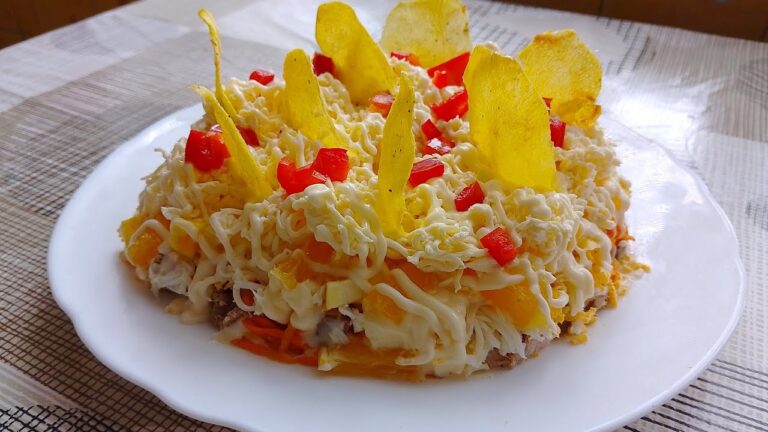 Салат бешкетне курча або чубарочка