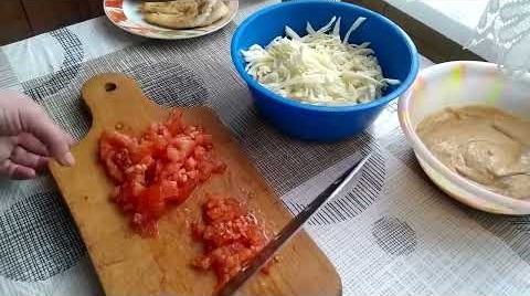 Смачно, поживно та корисно! Кавказький лаваш з куркою і овочами. Домашня шаурма – рецепт