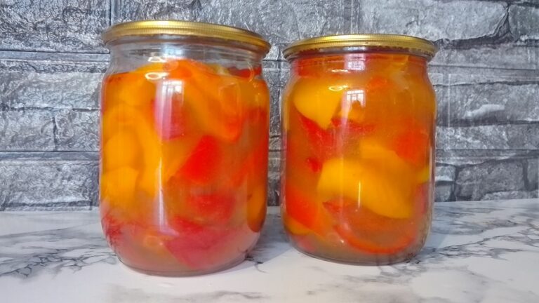 Солодкий маринований перець з медом на зиму