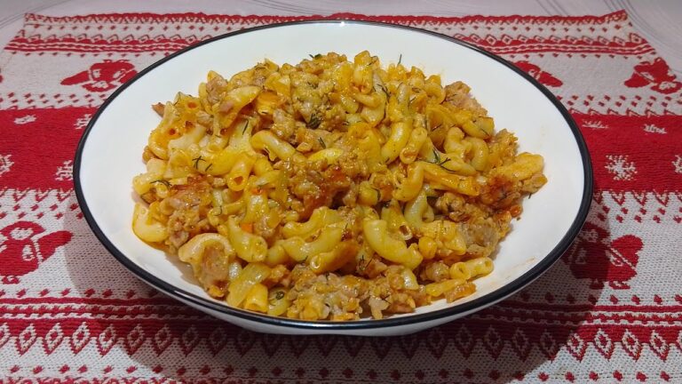 🍝 Макарони по-флотськи рецепт з свинячим фаршем