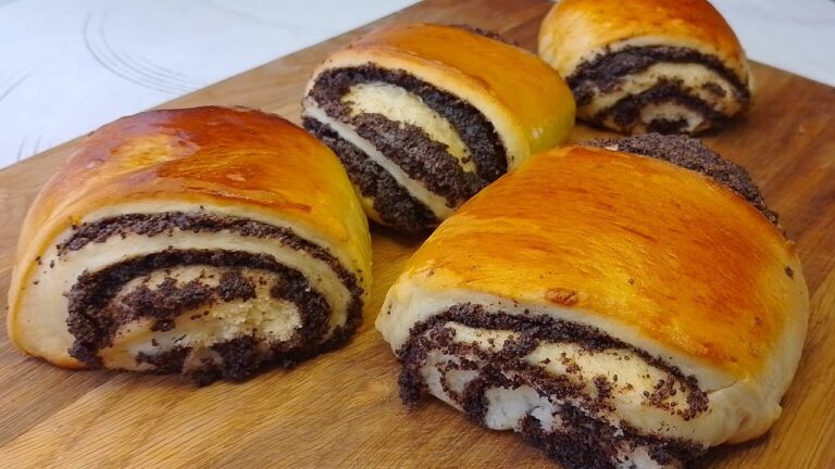 🥐 Дріжджові булочки з маком – рецепт як у дитинстві